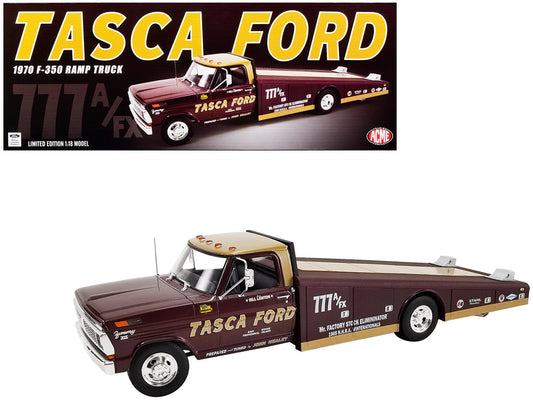 1970 Ford F-350 Ramp Truck Burgundy and Gold "Tasca Ford"