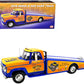 1970 Dodge D-300 Ramp Truck Orange and Blue with Graphics "The Original Rat Trap"