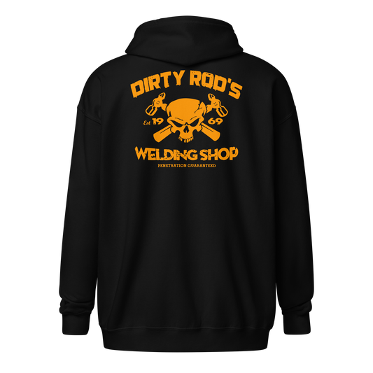 Dirty Rod's Welding Shop Zipper Hoodie