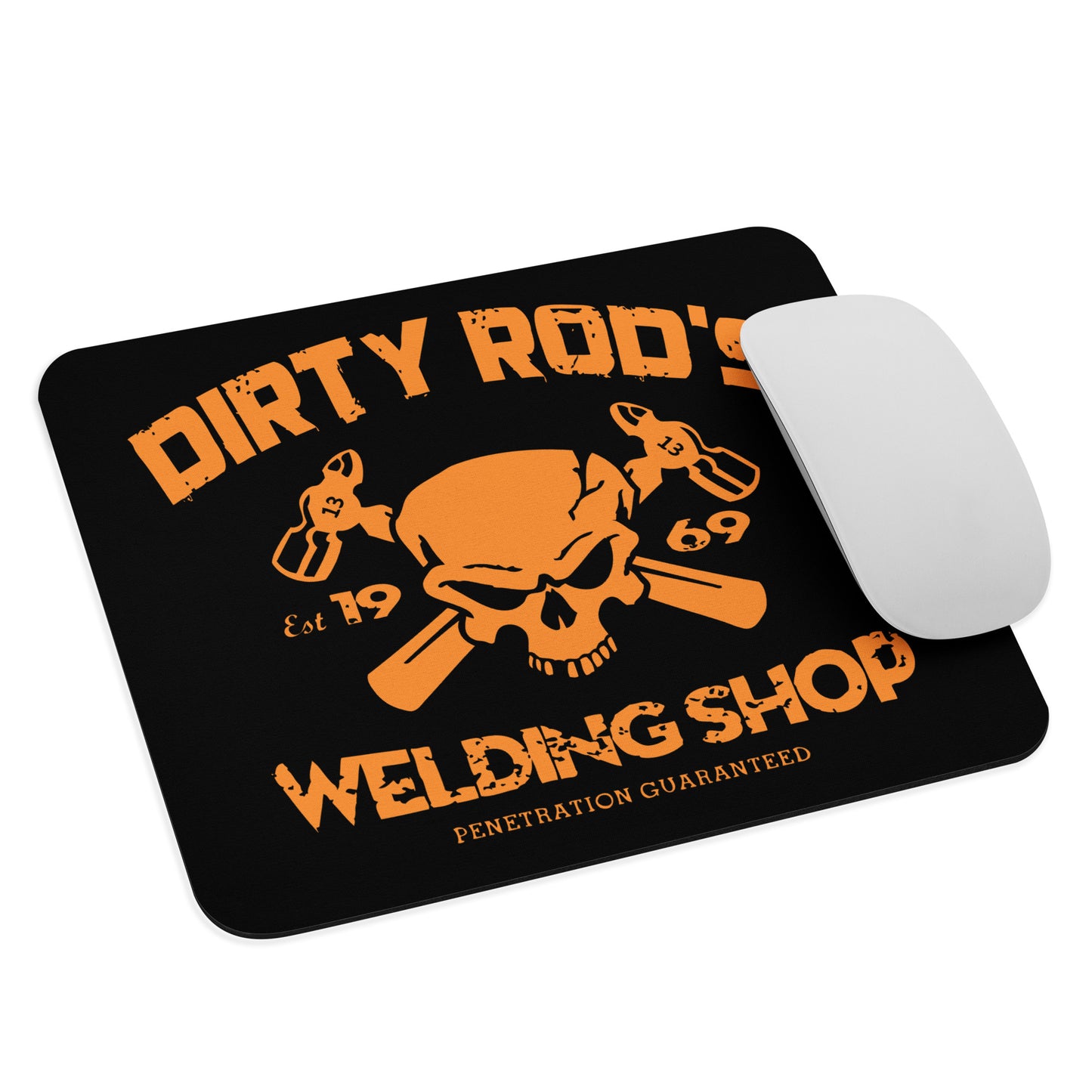 Dirty Rod's Welding Shop Mouse Pad